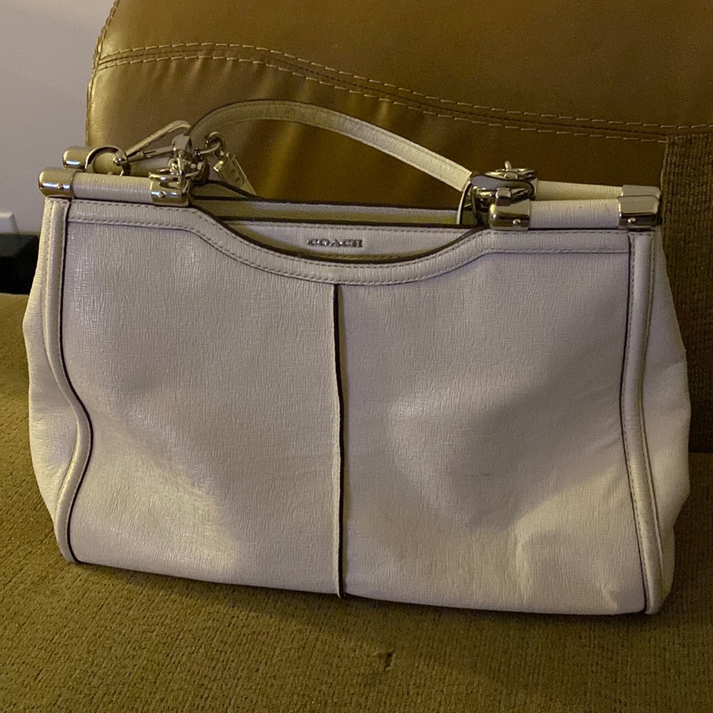 Coach Cream Shoulder Bag
